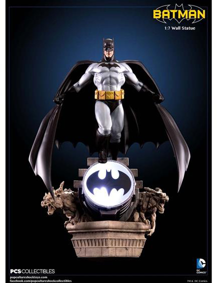 Batman wall statue