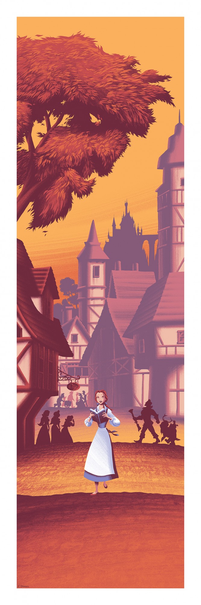 Mark Englert's Beauty and the Beast-inspired print 