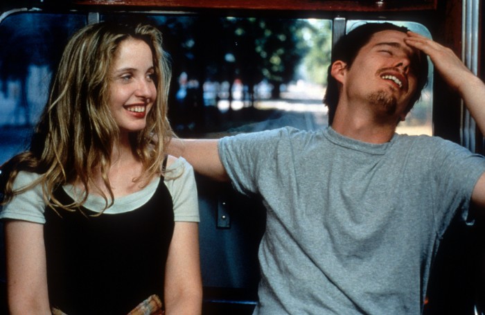 Julie Delpy And Ethan Hawke In 'Before Sunrise'