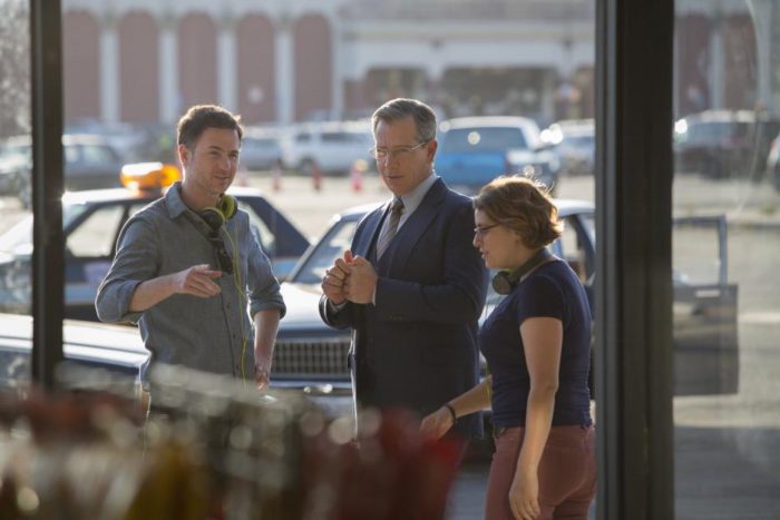 Ben Mendelsohn behind the scenes of captain marvel