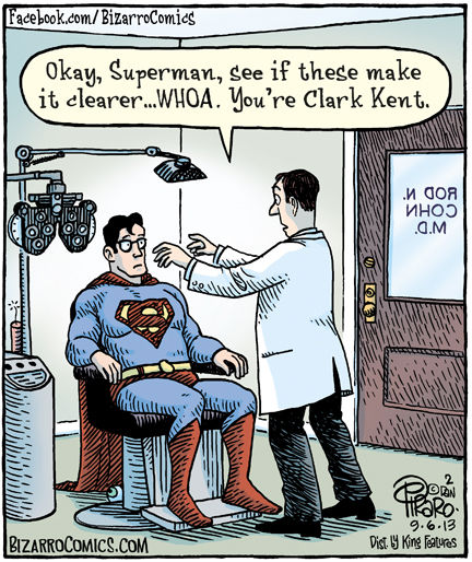 Bizarro Clark comic