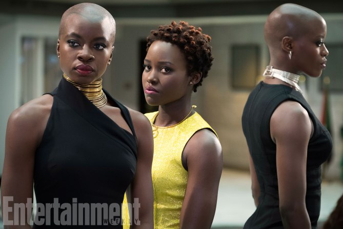 Black Panther Danai Gurira Lupita Nyongo