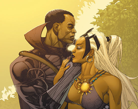 Black Panther and Storm