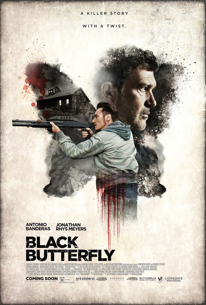 Black Butterfly Poster
