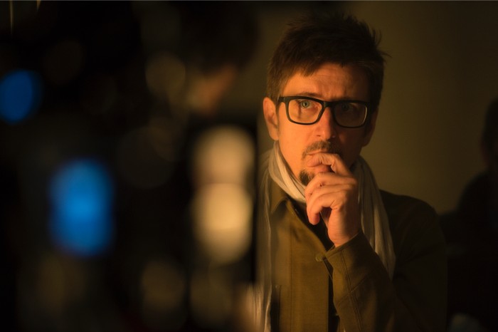 Scott Derrickson on set of Doctor Strange