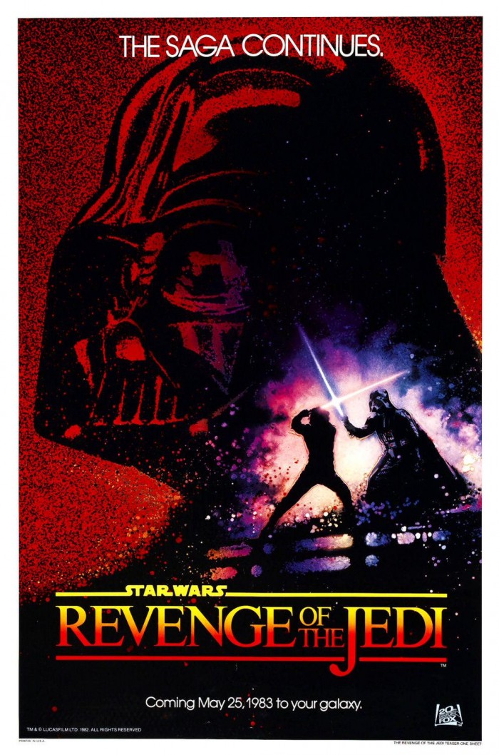 revenge of the jedi poster