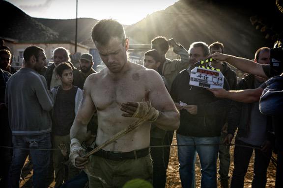 Matt Damon in Bourne 5 set photo