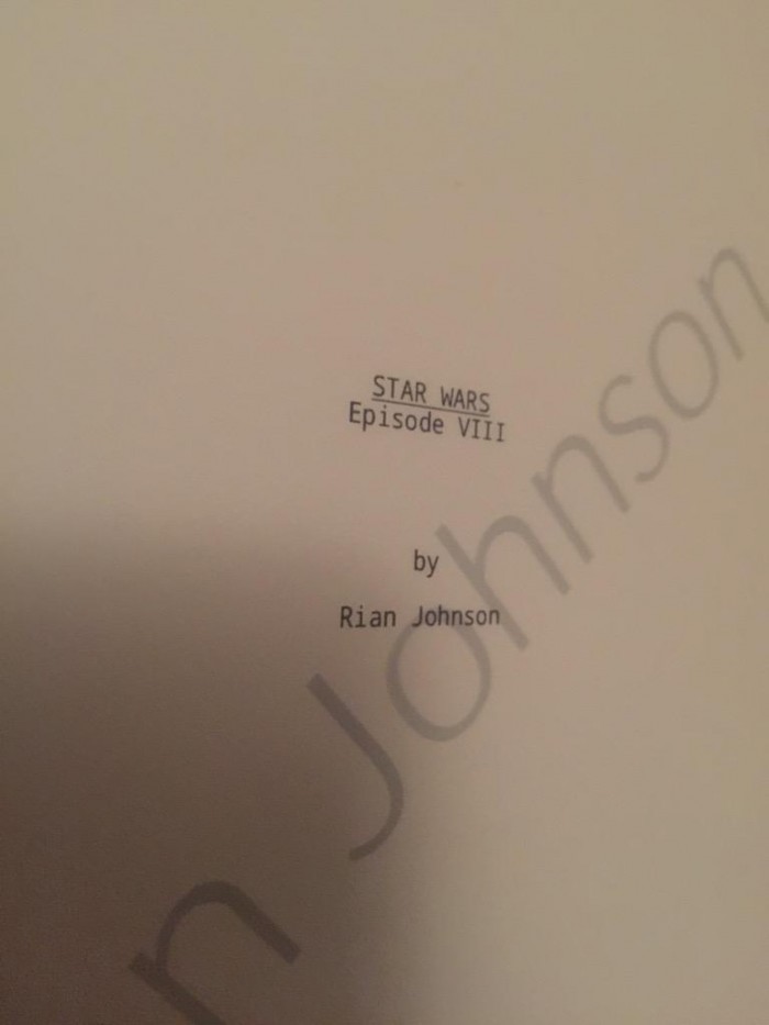 Star Wars: Episode VIII director Rian Johnson