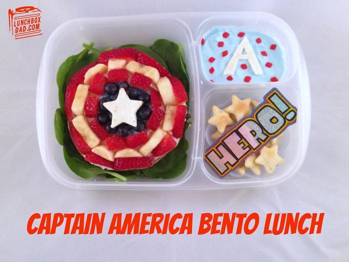 Captain America Bento Box