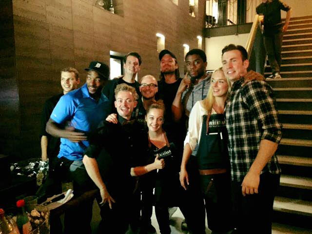 Captain America Civil War wrap party