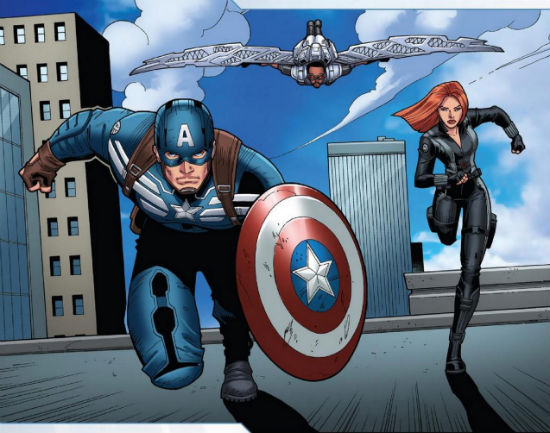 Captain America Winter Soldier storybook
