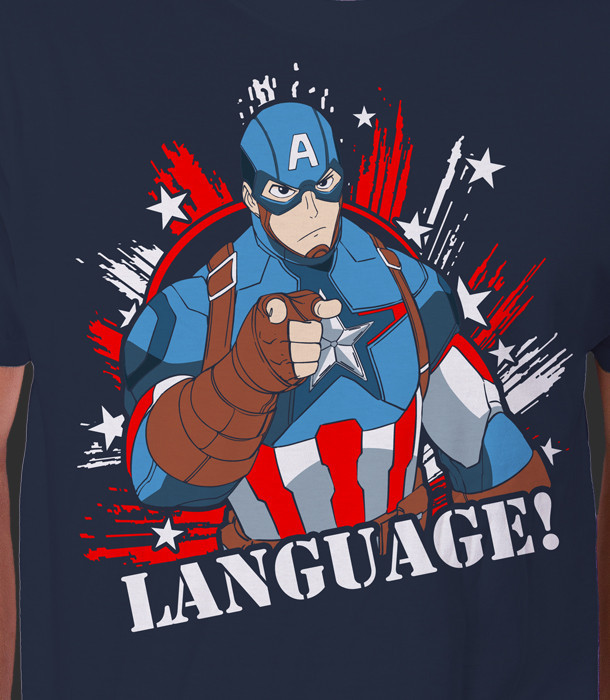 Captain America language
