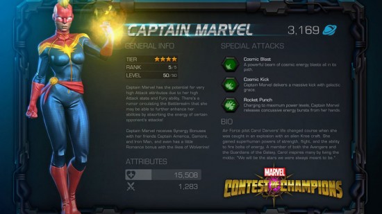 Captain Marvel Contest