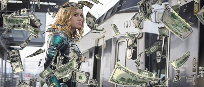 Captain Marvel raining money