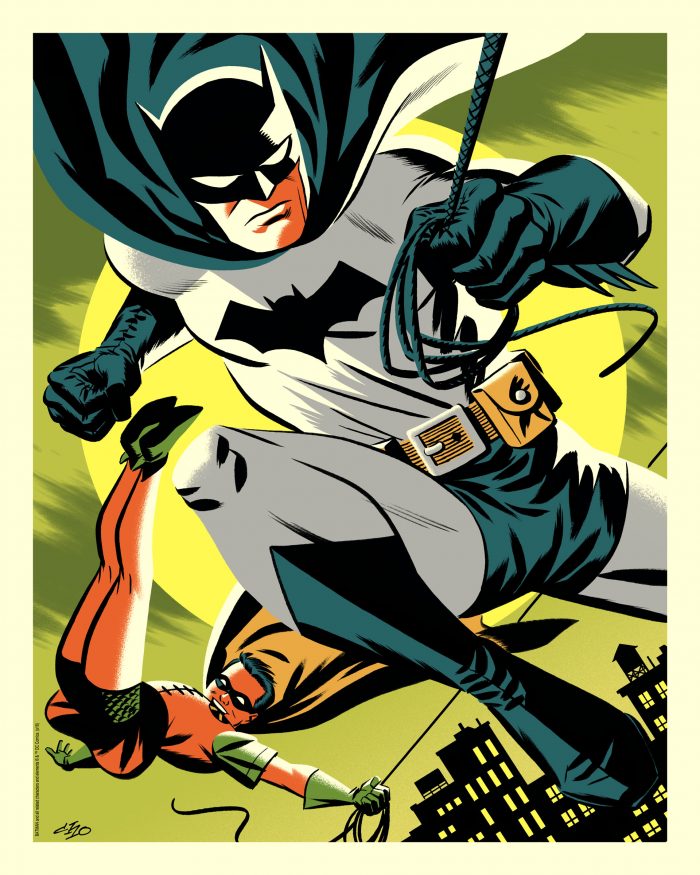 Michael Cho "Batman & Robin" Bottleneck Variant Lithograph 