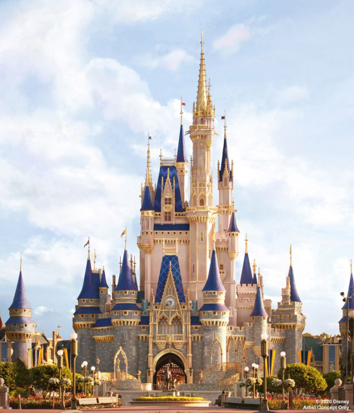Cinderella Castle concept art Disney