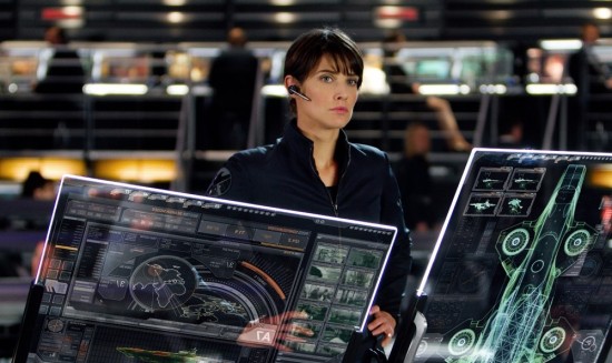 Cobie Smulders as Maria Hill in The Avengers (header)