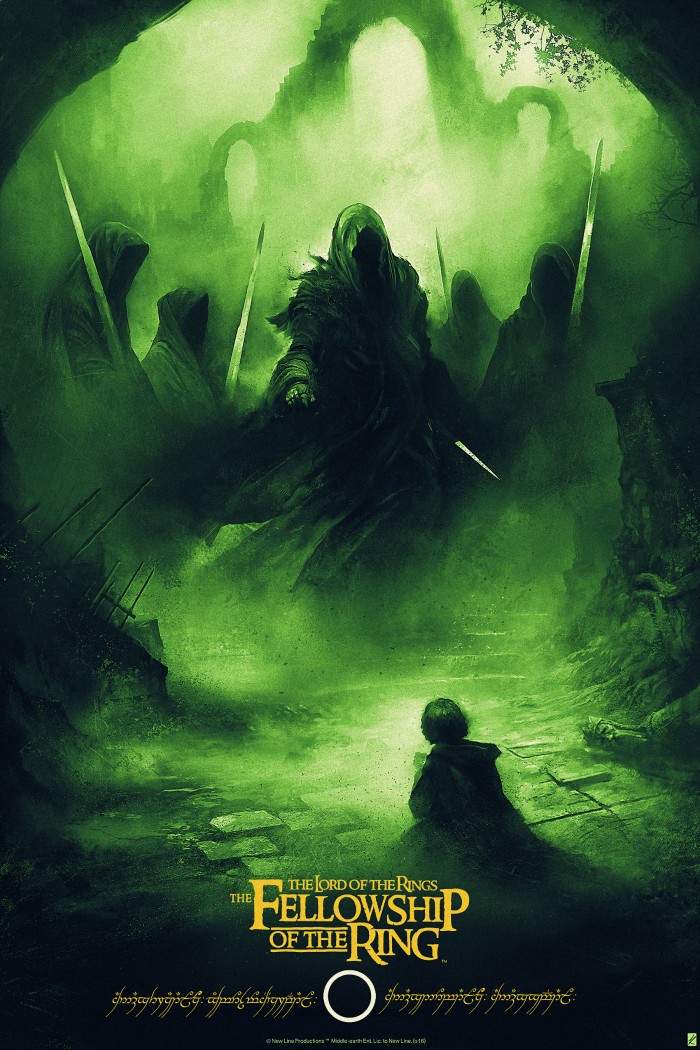 lord of the rings print by karl Fitzgerald