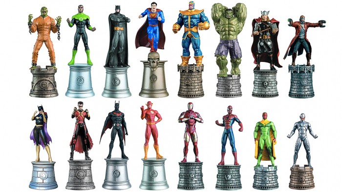 DC vs Marvel Chess Pieces