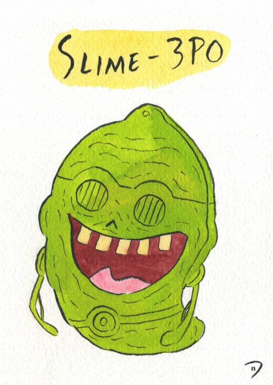 Dan Goodsell - Ghostbusters slime3po