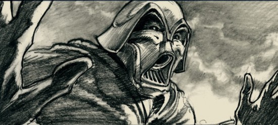 Darth Vader storyboard