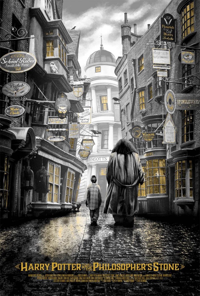 Harry Potter and the Philosopher's Stone Ape Meets Girl print