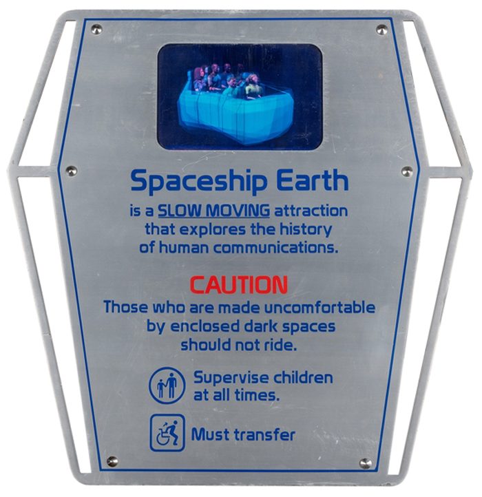 Disney Auction Spaceship Earth