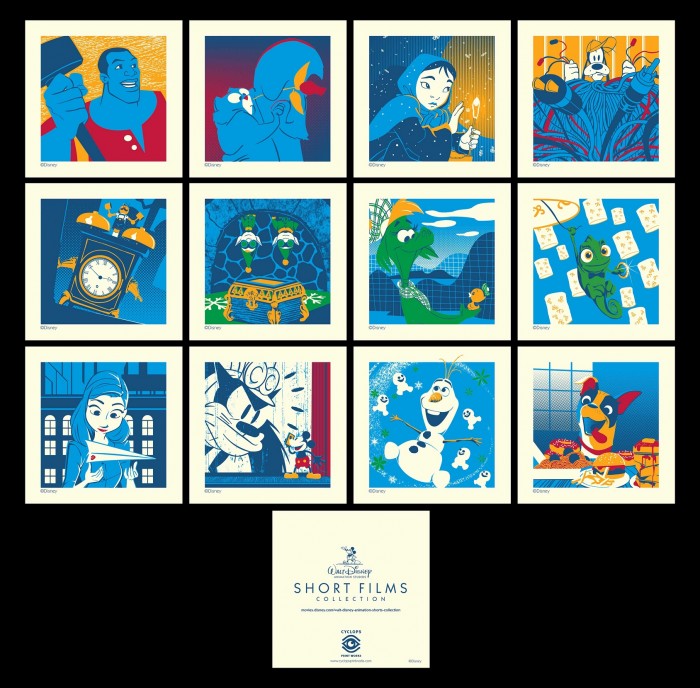 Joe Dunn's Walt Disney Animation Studios Short Films Collection handbills