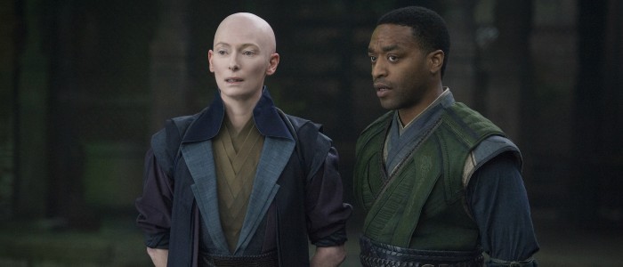 Doctor Strange - The Ancient One (Tilda Swinton) and Mordo (Chiwetel Ejiofor)