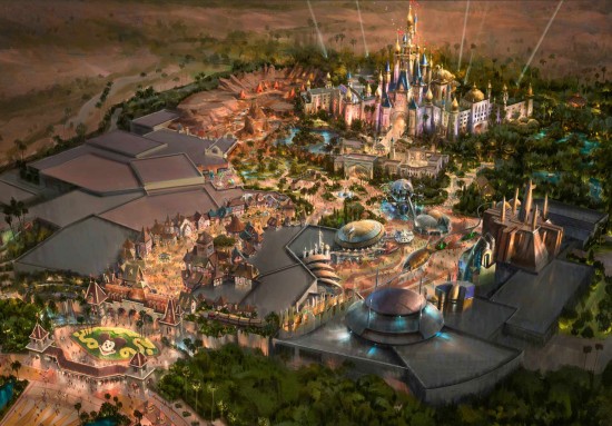 Dubai Disneyland concept