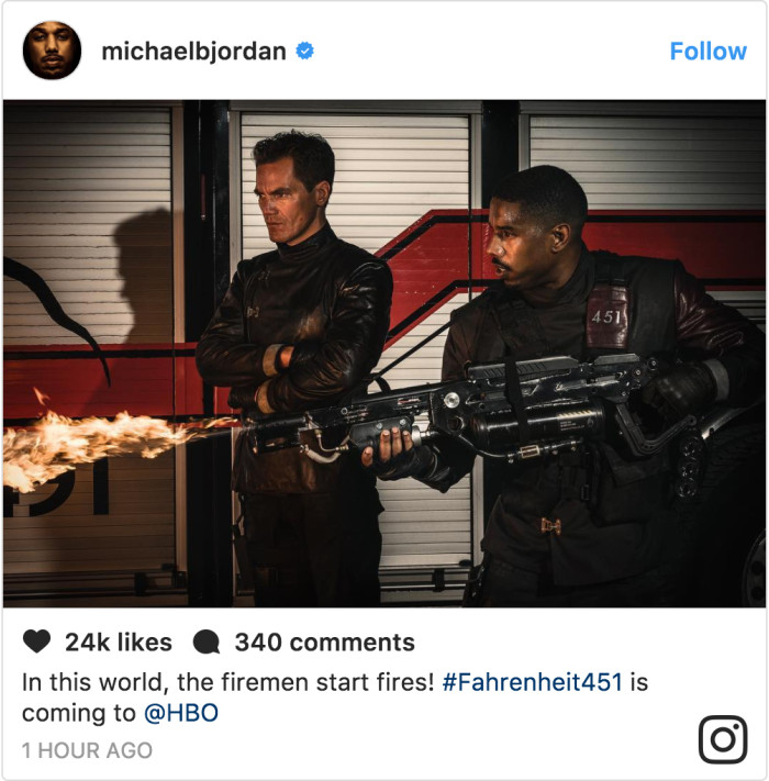 Fahrenheit 451 Michael B. Jordan image