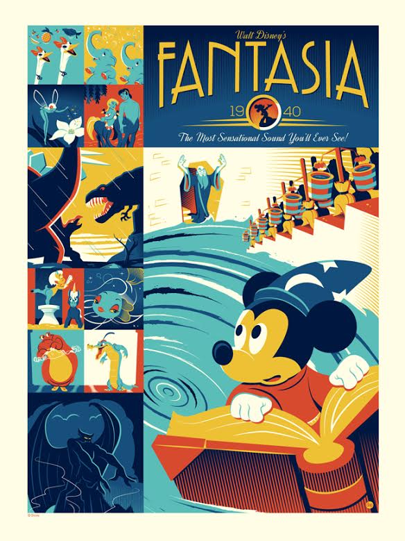 Dave Perillo's Fantasia 75th Anniversary print