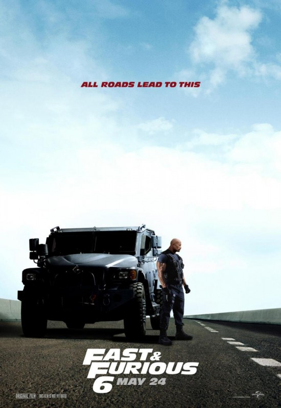 Fast and Furious 6 Johnson Poster