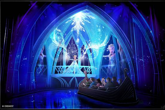Frozen Ever After ride