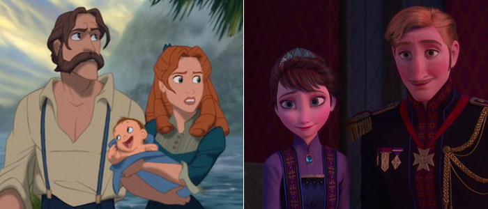 Frozen Tarzan theory parents