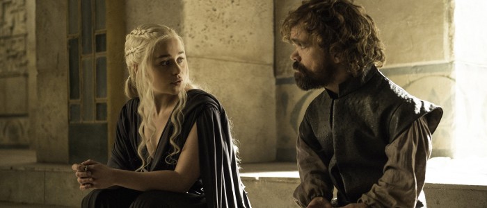 Game of Thrones Season 6 - Daenerys Targaryen (Emilia Clarke) and Tyrion Lannister (Peter Dinklage)