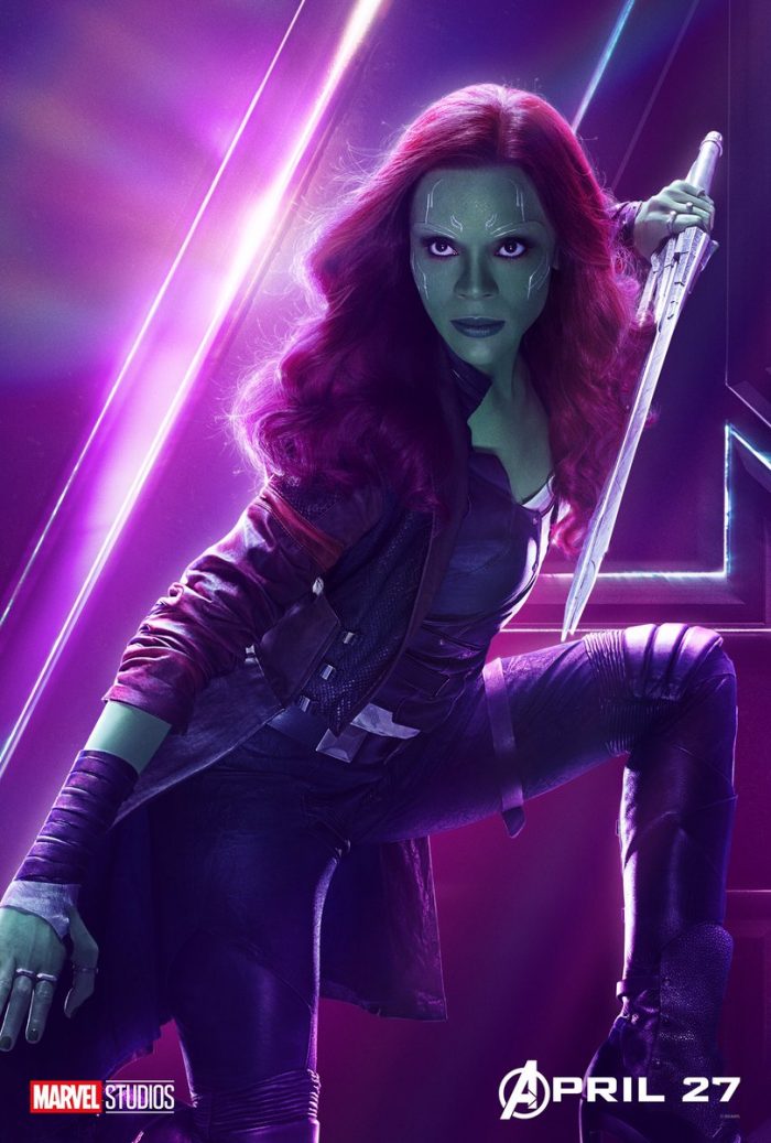 Gamora Infinity War Poster