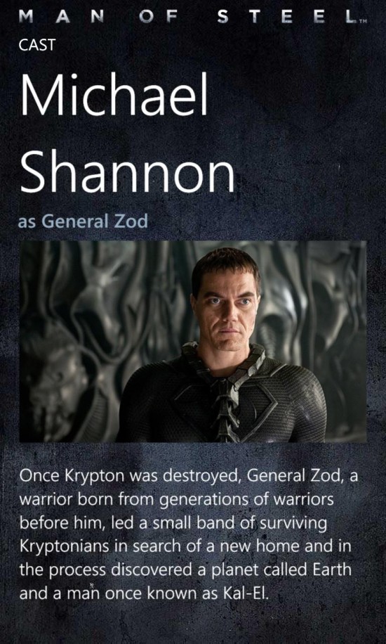 General Zod Card