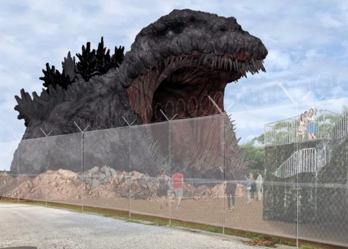 Godzilla theme park concept art 2