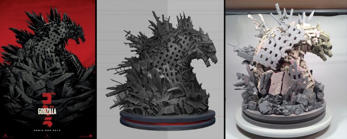 Mondo Godzilla Statue Process