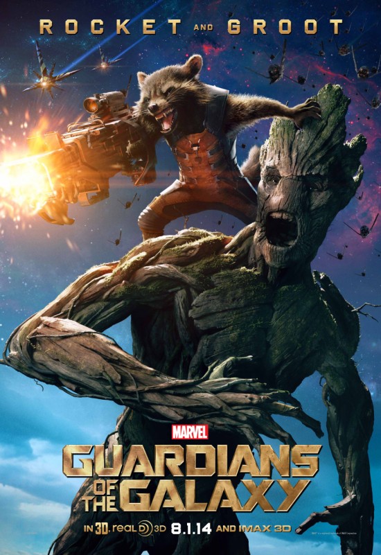 Guardians Galaxy Rocket Groot poster