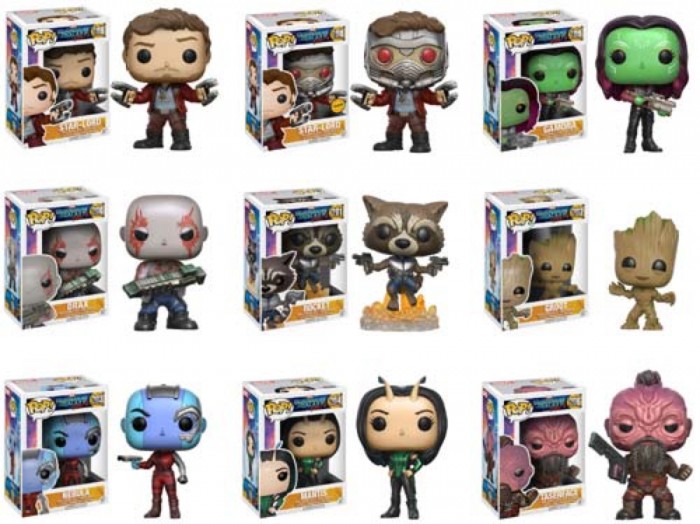 Guardians Vol 2 Funko Pop Figures