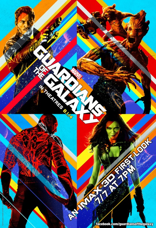 Guardians of the Galaxy IMAX 3D poster