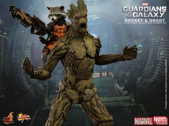 Hot Toys Rocket and Groot
