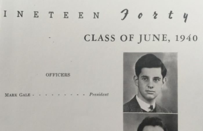 bob gale yearbook photo