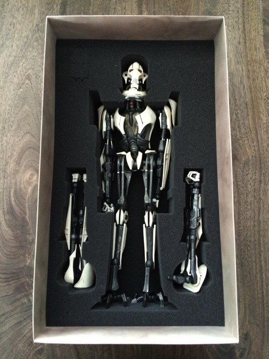 Sideshow Star Wars General Grievous Sixth Scale Figure unboxing