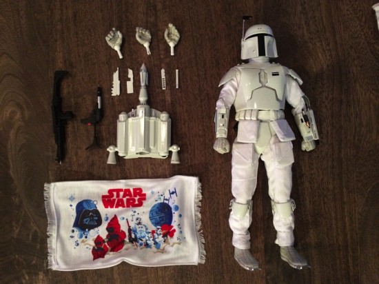 Boba Fett Prototype Armor Sixth Scale Figure accessories