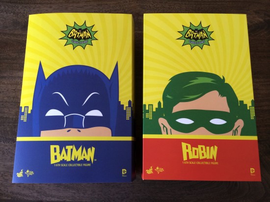  Hot Toys' Batman and Robin 1960s TV Series Sixth Scale Figures