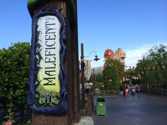 Maleficent preview at disney California adventure