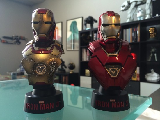 Hot Toys Iron Man 3 Mini Busts Deluxe Set